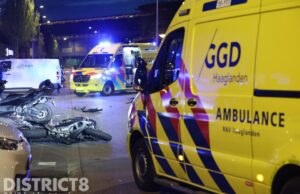 Twee gewonden na ongeval met motoren Van der Kunstraat Den Haag