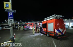 Hulpdiensten groots uitgerukt na melding persoon te water Dr Lelykade Den Haag