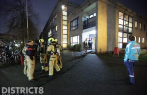 Brand in voormalig schoolgebouw Rooseboomstraat Den Haag