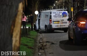 Bestuurder aangehouden na éénzijdige aanrijding Thorbeckelaan Den Haag