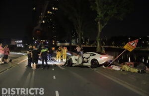 Zwaargewonden bij frontale aanrijding, man aangehouden Neherkade Den Haag