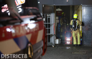200 mensen op straat na brand in verzamelcomplex Brasserskade Den Haag
