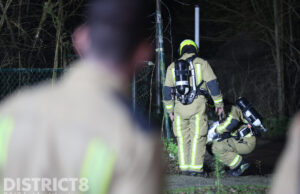 Straat afgesloten door flinke gaslucht Mozartlaan Delft