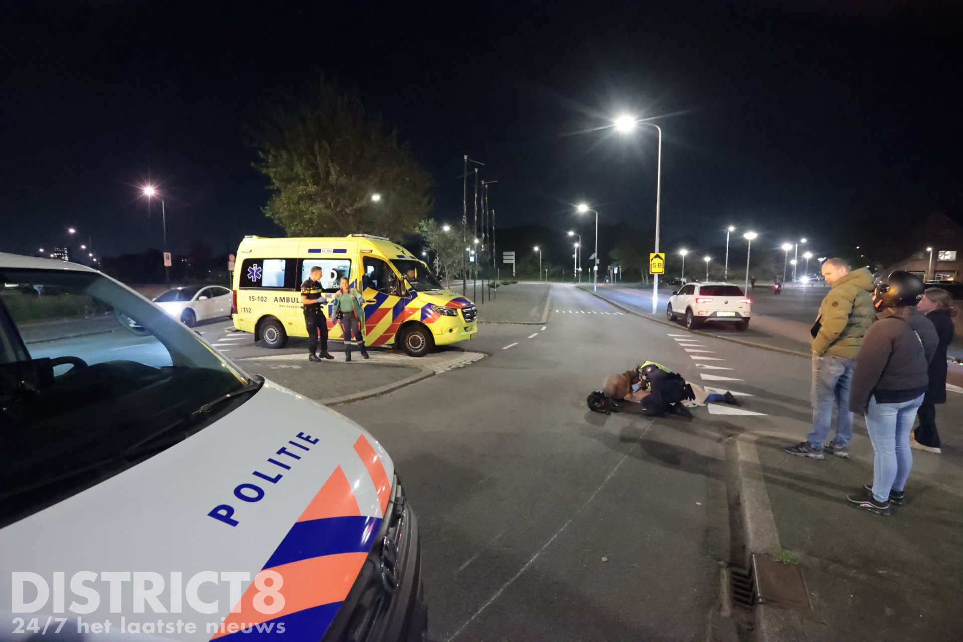 Dronken scooterbestuurder krijgt ernstig ongeval in Duindorpdam, Den Haag