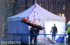 Stoffelijk overschot aangetroffen in het water Noordwal Den Haag
