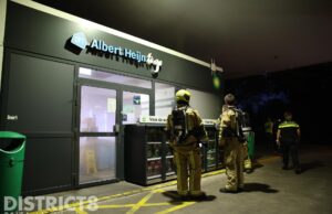 Mistgenerator vult shop van tankstation met rook Burgemeester Elsenlaan Rijswijk