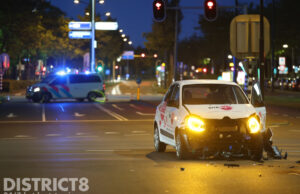 Automobilist vlucht na ongeval Sir Winston Churchilllaan Rijswijk