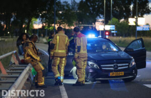 Bestuurder gewond bij éénzijdig ongeval Afrikaweg Zoetermeer