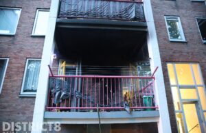 Felle brand op balkon snel onder controle Paterswoldestraat Den Haag
