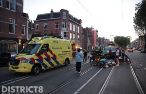 Twee gewonden bij ongeval tussen scooterrijder en fatbike Beeklaan in Den Haag