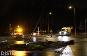 Veel schade na eenzijdig ongeval Madesteinweg Den Haag