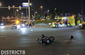 Scooterrijder zwaar gewond na aanrijding Binckhorstlaan Den Haag