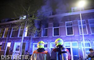 Woning uitgebrand door brandstichting Ter Heijdestraat Den Haag