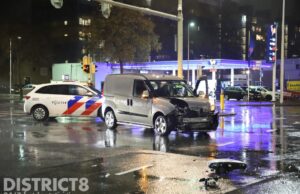 Ongeval tussen twee voertuigen op kruising Loevesteinlaan en Erasmusweg Den Haag