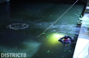 Zoekactie na melding voertuig te water Zuidwal Den Haag