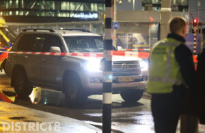 Gewonden na kop-staart aanrijding met voertuig van Marechaussee Prins Bernhardviaduct Den Haag