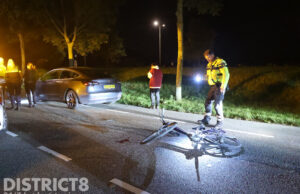 Fietser gewond na aanrijding met auto Pettendijk Maasdijk