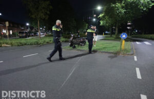 Scooterrijder aangehouden na verkeersongeval J.S. Bachlaan Leidschendam