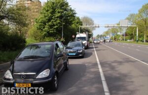 Forse schade na kettingbotsing Afrikaweg Zoetermeer