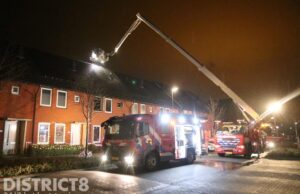 Forse schade na woningbrand Spitsbergen Zoetermeer