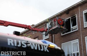 Twee katten overleden bij felle brand in portiekwoning Generaal Vetterstraat Rijswijk