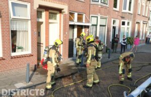 Bewoonster raakt lichtgewond na keukenbrand Oostsingel Delft
