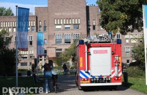School ontruimd na gaslekkage Nieuwe Duinweg Den Haag