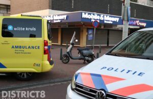 Scooterrijdster gewond na aanrijding, tegenpartij doorgereden Hobbemaplein Den Haag