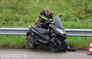 Motorbestuurder gewond na aanrijding A4 Den Hoorn