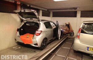 Man veroorzaakt ravage in parkeergarage Pompenburgsingel Vlaardingen