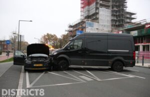 Flinke schade na aanrijding Reinier de Graafweg Delft