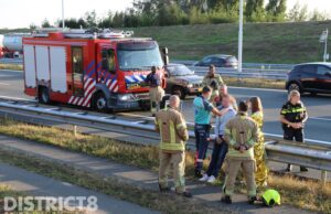 Gewonden bij kop-staart aanrijding A4 Schipluiden