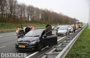 Drie verschillende ongevallen met schade A4 Rijswijk