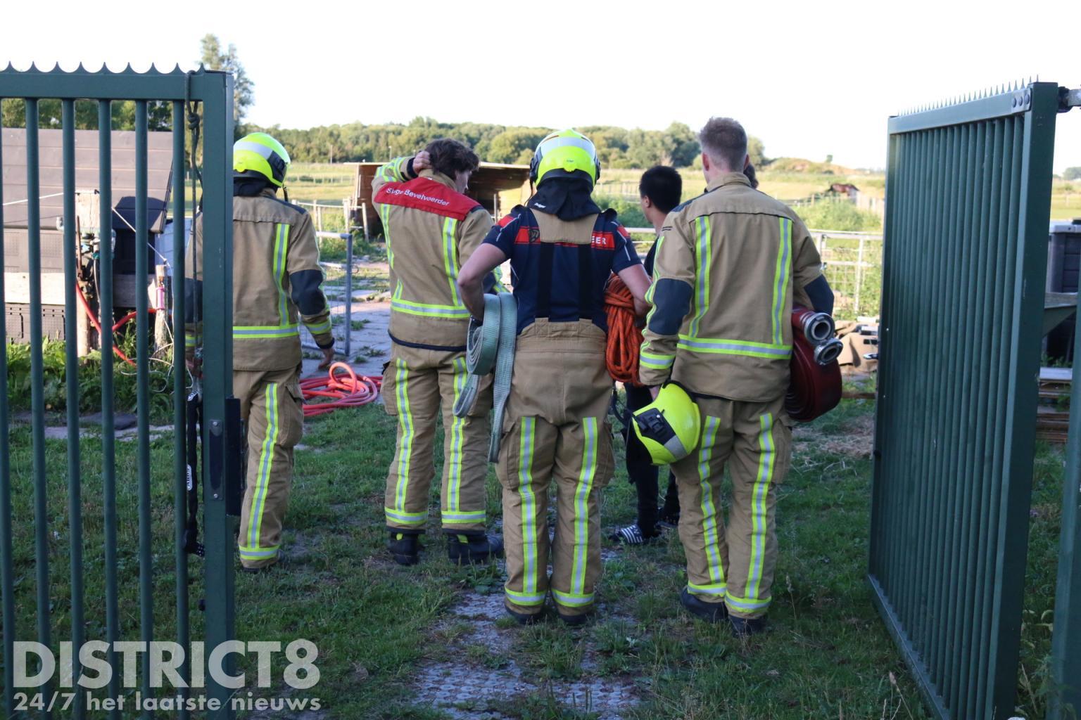 Brandweer En Omstanders Redden Paard Uit Sloot Ruigelaan Wassenaar ...