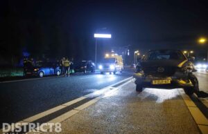 Twee voertuigen betrokken bij verkeersongeval A13 Den Haag