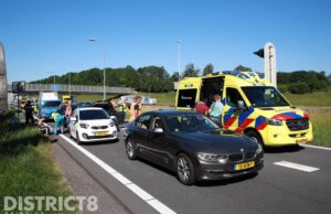 Meerdere gewonden bij aanrijding op afrit A4 Rijswijk