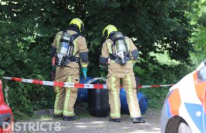 Acht vaten gedumpt bij parkeerplaats Kruisvaarderspark Rijswijk