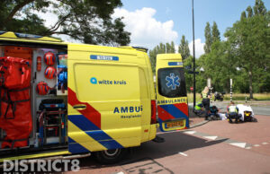 Fietsster gewond na aanrijding met busje Prinses Beatrixlaan Rijswijk