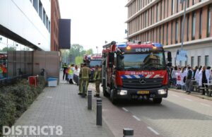 Gebouw Reinier de Graaf ontruimd na rookontwikkeling in laboratorium Reinier de Graafweg Delft