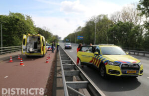 Fietser gereanimeerd na onwelwording Kruithuisbrug Delft