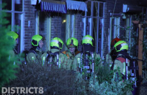 Brandweer lang bezig met gaslek in rijtjeswoning Fugastraat Den Haag