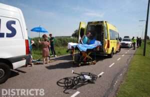 Wielrenner zwaargewond na ongeval met busje Gaagweg-N468 Schipluiden