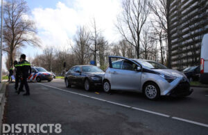 Flinke file na ongeval Lozerlaan Den Haag