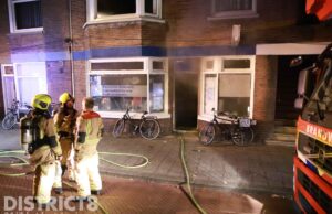 Flinke rookontwikkeling bij brand in wasserette Vlierboomstraat Den Haag