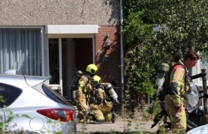 Gaslekkage ontstaan tijdens werkzaamheden in voortuin van woning Kooienswater Zoetermeer