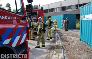 Brand in voormalig IBM gebouw Boerhaavelaan Zoetermeer