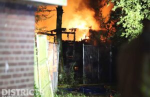 Fikse brand in verlaten paardenstal Prinses Beatrixlaan Rijswijk