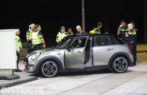Motoragent meegesleurd door auto tijdens alcoholcontrole A12 Zoetermeer