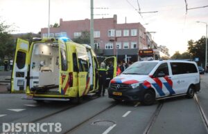 Fietsster komt hard ten val en raakt gewond Goudenregenplein Den Haag