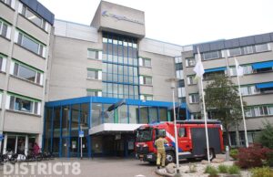 Kleine brand door kortsluiting in MRI apparaat Haga ziekenhuis Toneellaan Zoetermeer